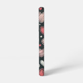 Coque Samsung Galaxy Jolis cœurs de craie pour la Saint-Valentin (Côté gauche)