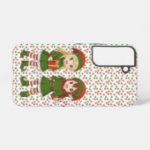 Coque Samsung Galaxy Jolis elfes de Noël d'anime (Verso Horizontal)