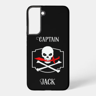 Coque Samsung Galaxy Jolly roger personnalisé (Cutlass)