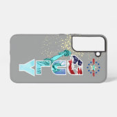 Coque Samsung Galaxy Jour de l'indépendance | (Verso Horizontal)