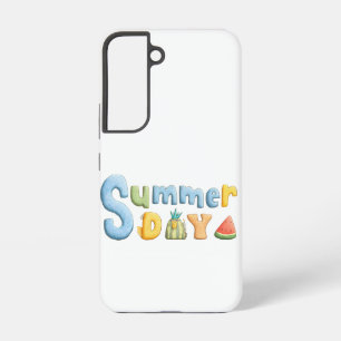 Coque Samsung Galaxy Jour d'été - Jour d'été Texte de célébration