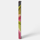 Coque Samsung Galaxy Joy, Vert rose Anthracite Imaginaire Fleur Fractal (Côté gauche)