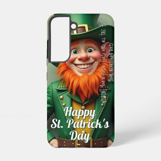 Coque Samsung Galaxy Joyeuse Saint-Patrick Leprechaun (Verso)