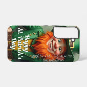 Coque Samsung Galaxy Joyeuse Saint-Patrick Leprechaun (Verso Horizontal)