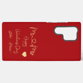 Coque Samsung Galaxy Joyeuse Saint-Valentin à M. et Mme (Verso Horizontal)