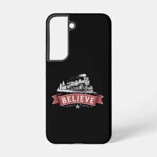 Coque Samsung Galaxy Joyeux Express de Noël Pôle Nord Xmas Père Noël