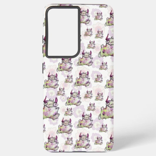 Coque Samsung Galaxy Joyeux jogging créature monstre magique (Verso)