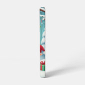 Coque Samsung Galaxy Joyeux Noël/père Noël/neige elfes (Côté gauche)