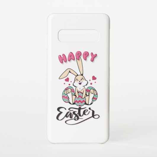 Coque Samsung Galaxy Joyeux Pâques du charmant lapin de Pâques (Dos)
