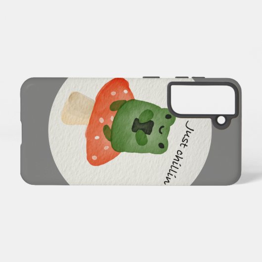 Coque Samsung Galaxy Juste le téléphone de Chillin (Verso Horizontal)