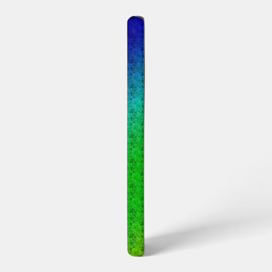 Coque Samsung Galaxy Juste maman fleur Motif bleu vert (Côté gauche)