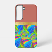 Coque Samsung Galaxy Kaliscope Abstrait multicolore (Verso)