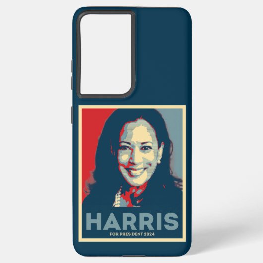 Coque Samsung Galaxy Kamala Harris Pour Président 2024 (Verso)
