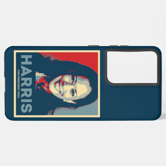 Coque Samsung Galaxy Kamala Harris Pour Président 2024 (Verso Horizontal)