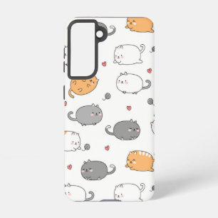 Coque Samsung Galaxy Kawaii Cat Phone Case - Cadeau mignon pour les amo