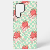 Coque Samsung Galaxy Kawaii Strawberry Picnic Pattern (Verso)