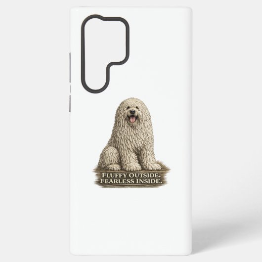 Coque Samsung Galaxy Komondor – Fourrure extérieure intrépide à l'intér (Verso)