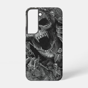 Coque Samsung Galaxy La Beauté Sombre, squelette de la mort