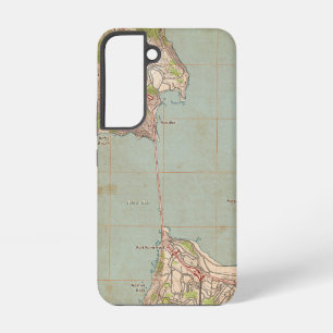 Coque Samsung Galaxy La carte topographique du Golden Gate