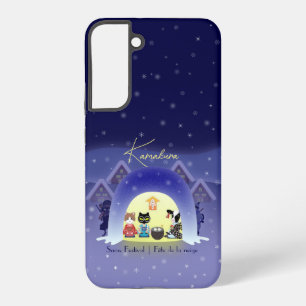 Coque Samsung Galaxy La célébration enneigée d'Edo-Neko
