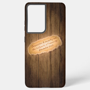 Coque Samsung Galaxy La compassion et l'empathie sont les marques de l'
