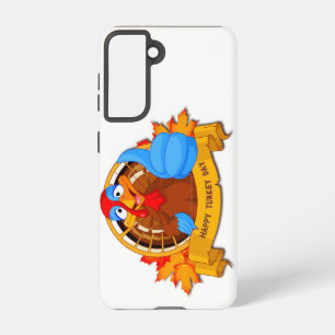 Coque Samsung Galaxy La conception amusante de Thanksgiving de style ca