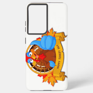 Coque Samsung Galaxy La conception amusante de Thanksgiving de style ca