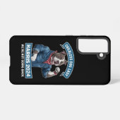 Coque Samsung Galaxy La Dame des Chiens Sans Enfants Vote Kamala Electi (Verso Horizontal)