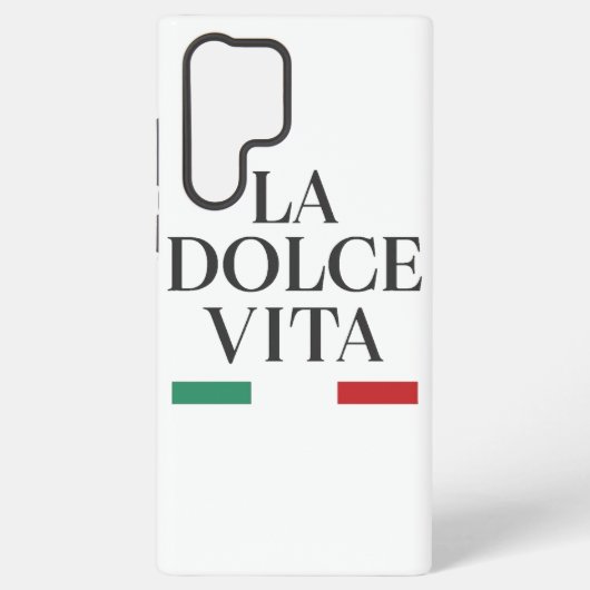Coque Samsung Galaxy La Dolce Vita Téléphone italien (Verso)