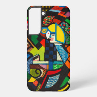 Coque Samsung Galaxy La 'Fille dans un rocking-chair' de Henry Lyman Sa