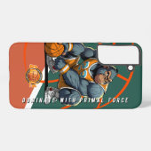 Coque Samsung Galaxy La force primitive du Basketball (Verso Horizontal)