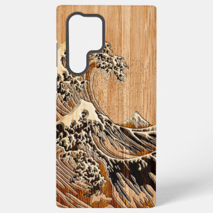 Coque Samsung Galaxy La Grande Vague Hokusai Style d'Incrustation de Bo