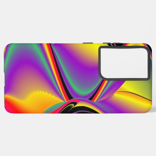 Coque Samsung Galaxy La magie des couleurs Abstrait Rainbowart 3D (Côté gauche)