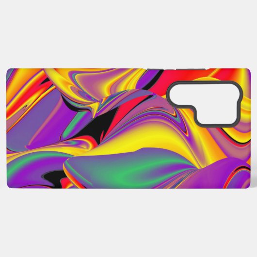 Coque Samsung Galaxy La magie des couleurs Abstrait Rainbowart 3D (Verso Horizontal)