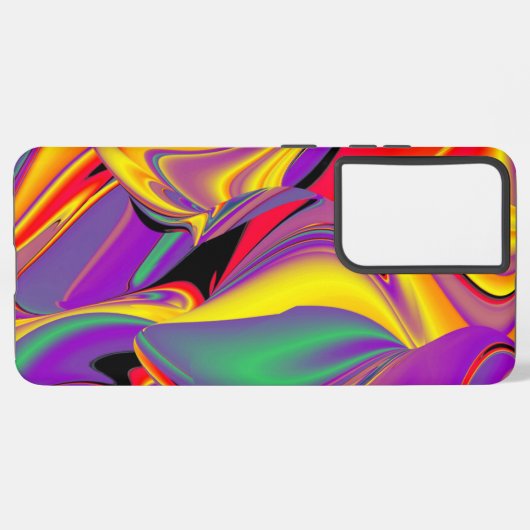 Coque Samsung Galaxy La magie des couleurs Abstrait Rainbowart 3D (Côté gauche)
