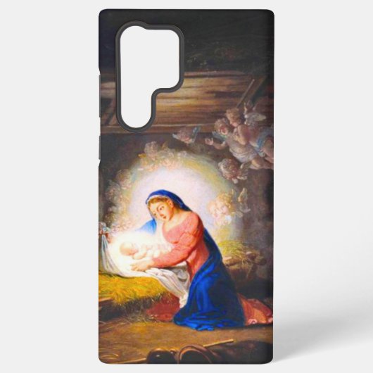 Coque Samsung Galaxy La Nativité du Christ (Verso)