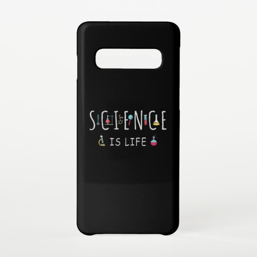 Coque Samsung Galaxy La science est la vie (Dos)