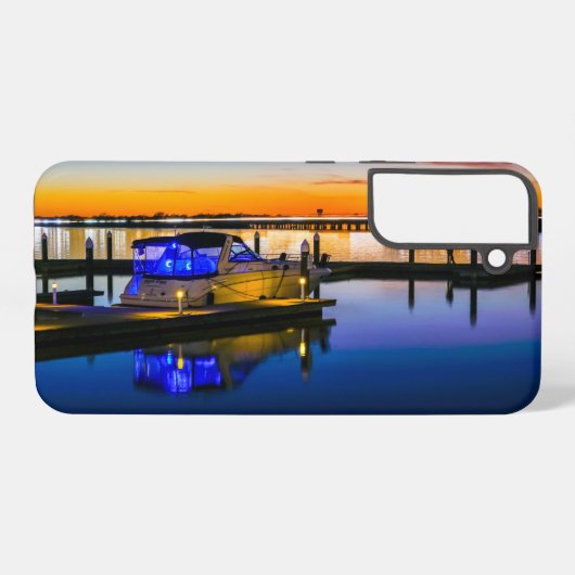Coque Samsung Galaxy Lac Ray Hubbard Rockwall TX Sunset (Verso Horizontal)