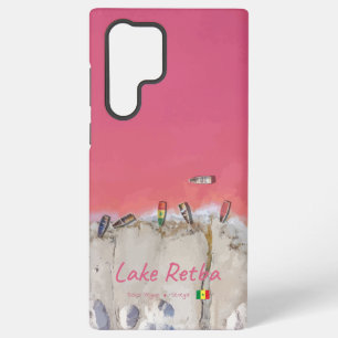 Coque Samsung Galaxy Lac Retba, Sénégal - Bateaux du lac rose