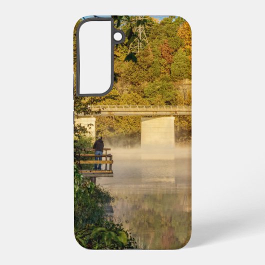 Coque Samsung Galaxy Lac Springfield Automne Pêche Samsung Coque (Verso)