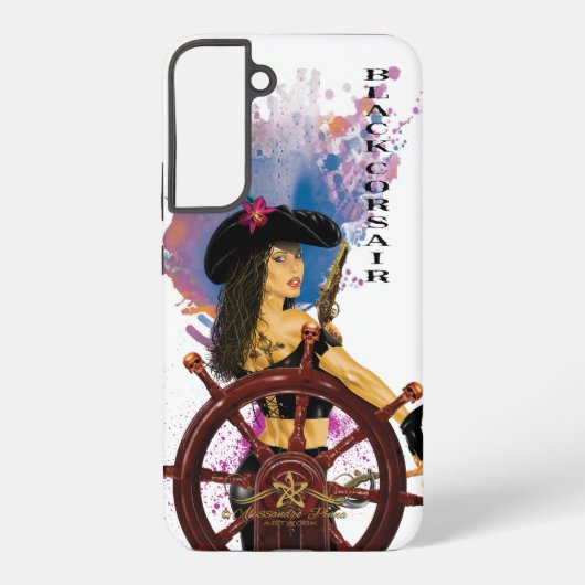 Coque Samsung Galaxy Lady Black Corsair (Verso)