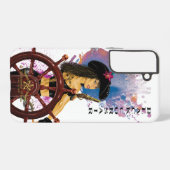 Coque Samsung Galaxy Lady Black Corsair (Verso Horizontal)