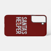 Coque Samsung Galaxy L'aide de Noël du Père Noël (Verso Horizontal)