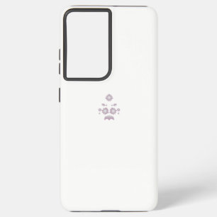 Coque Samsung Galaxy Lait blanc classique Rose décoratif