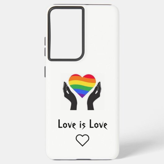 Coque Samsung Galaxy L'amour est l'amour (Verso)
