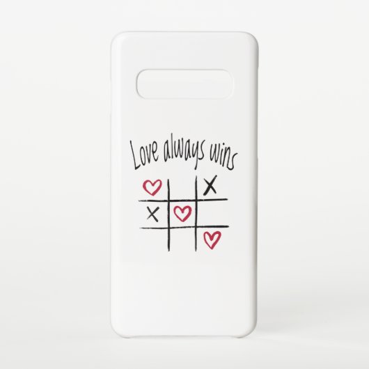 Coque Samsung Galaxy L'amour gagne toujours (Dos)