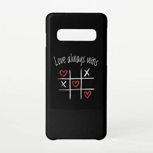 Coque Samsung Galaxy L'amour gagne toujours (Dos)