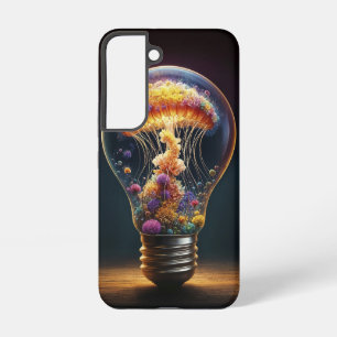 Coque Samsung Galaxy Lampe de méduse colorée rêve magique de l'océan