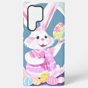 Coque Samsung Galaxy lapin avec oeufs de pâques