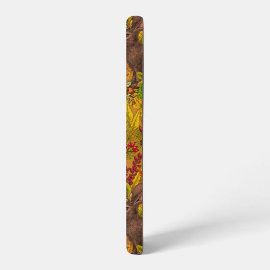 Coque Samsung Galaxy Lapin d'automne sur ocre (Côté gauche)